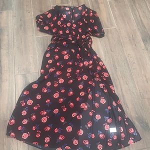 Express Maxi Slit Cut Dress